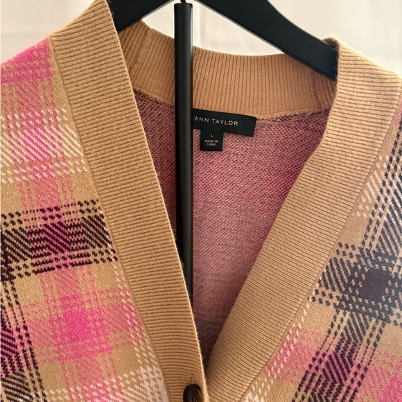 Ann Taylor Multicolor Plaid Blazer - Picture 4 of 5
